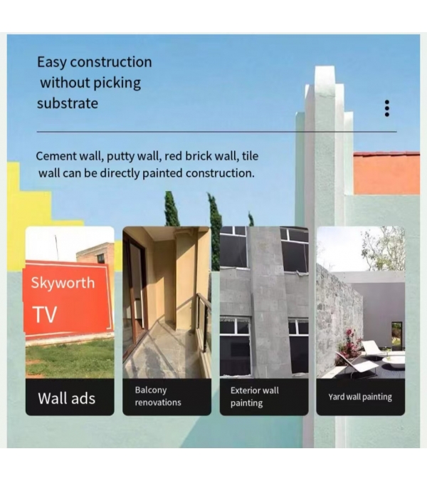 Interior and Exterior Elastic Wall Coating